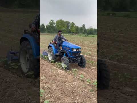 Powertrac G28 4wd mini tractor with rotavator