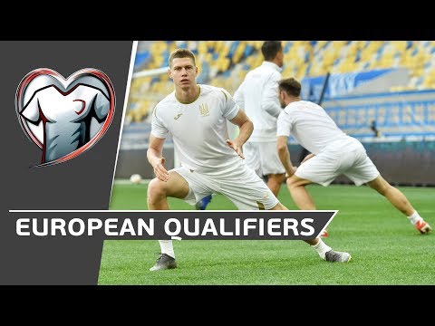 Тренування збірної України перед матчем із Сербією