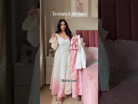 Textured dresses haul #savana #dress #meesho