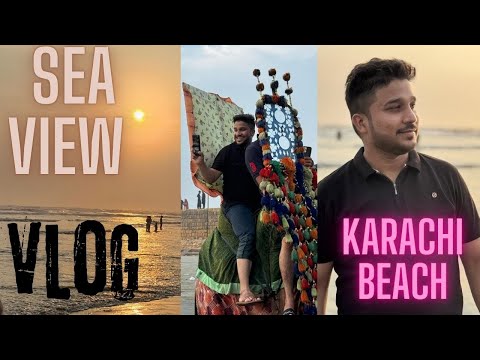 KARACHI BEACH VLOG BY MOHSIN KHALID | 2024