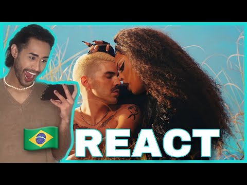REACT ~ Mateus Carrilho Feat Gloria Groove - NOITE DE CAÇA (VideoClipe Oficial) | REAGINDO