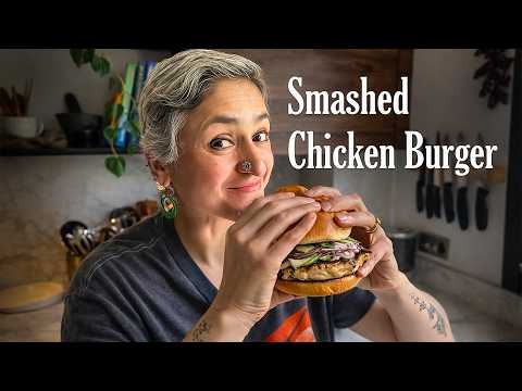 Juicy CHICKEN BURGER at home!