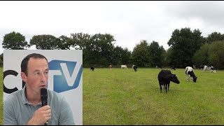 Damien Moisan, éleveur en Bretagne, a suivi un stage de parrainage avant de s'in