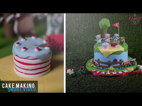 Farm Party Cake 🐮🌳