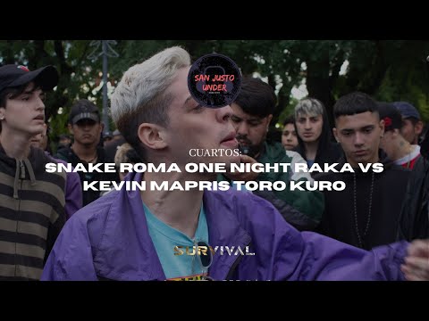 MAPRIS KEVIN KURO TORO vs SNAKE ROMA ONE NIGHT RAKA I 4tos Fecha 4vs4 I San Justo Under ft Survival
