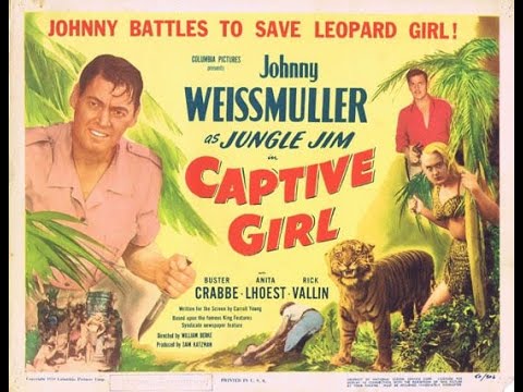 Johnny Weissmuller as Jungle Jim in "Captive Girl" (1950) - feat.Buster Crabbe
