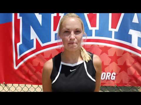 Lindsey Wilson Women's Tennis - Trina Slapeka - NAIA Championship
