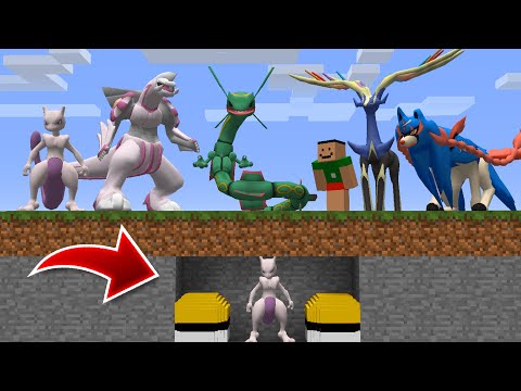 Minecraft Pixelmon Manhunt com Morph Mod e Nova Lucky Block (1 Speedrunner VS 1 Caçador)