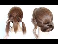 Easy Updo for Short to Medium Hair