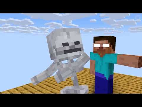 Monster School || SAUSAGE RUN CHALLENGE || Minecraft Animation