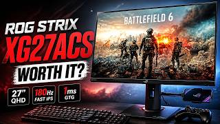 Battlefield 6 Looks Insane on this Monitor! ROG Strix XG27ACS Review!