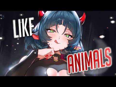 Nightcore - Animals (Female Version) (Lyrics)