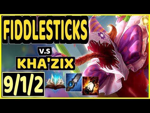 KIREI (FIDDLESTICKS) vs KHA'ZIX - 9/1/2 KDA JUNGLE CHALLENGER GAMEPLAY - EUW