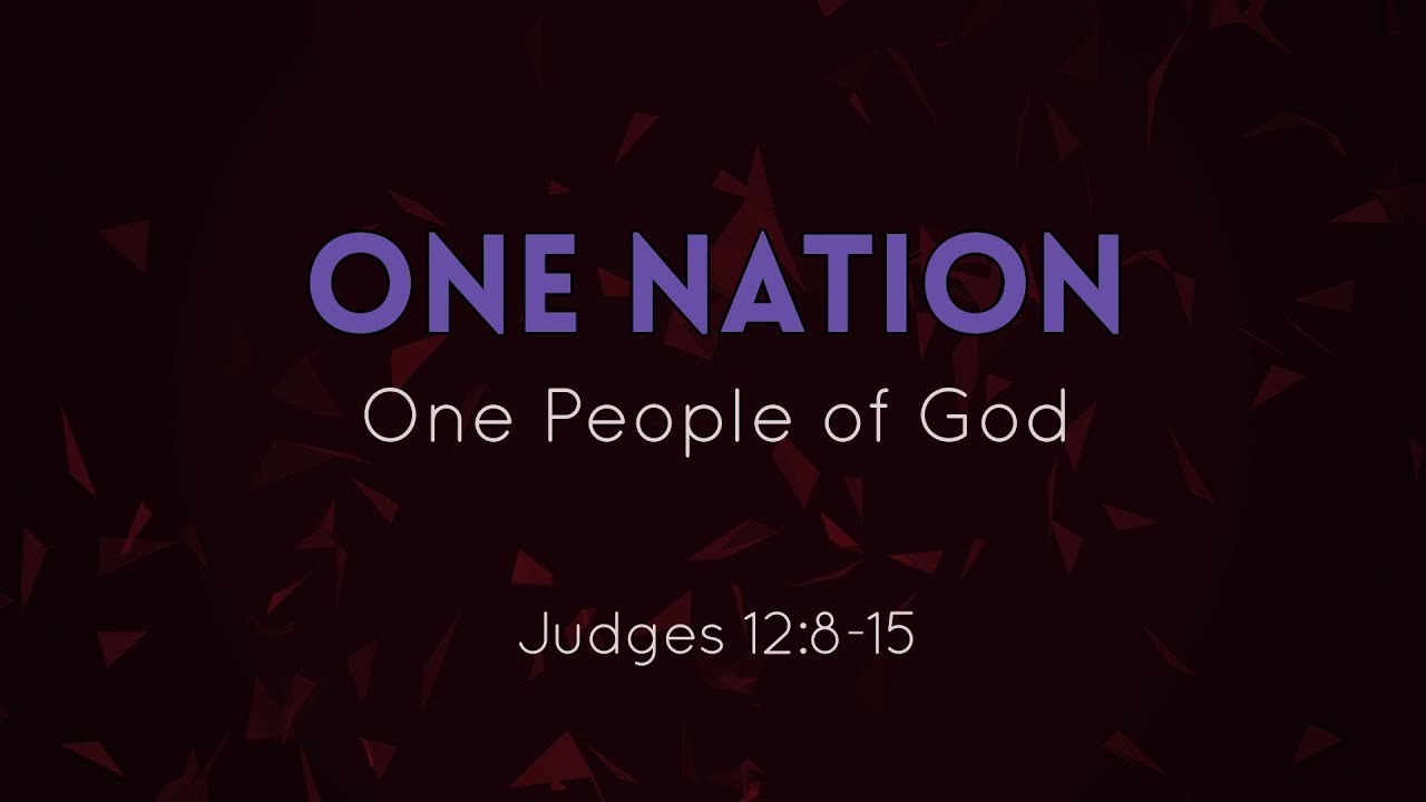 One Nation: One People of God