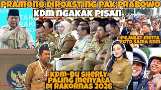 Download lagu KDM NGAKAK🤣🤣‼️PRAMONO DIROASTING PAK PRABOWO‼️KDM x BU SHERLY PALING MENYALA DI RAKORNAS‼️ mp3