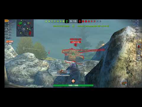 Wot Blitz Replay Object 268 - 4800k damages