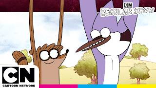 Mordecai vs. Rigby: The MESSY Room Fight! 🧹😱  | Regular Show | Cartoon Network UK