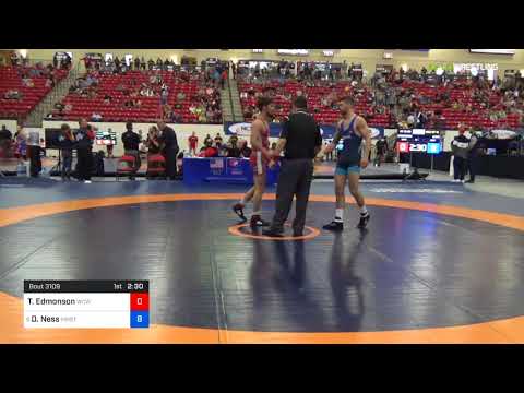 2018 Marine Corps US Open/Senior Men's Freestyle 70 Rnd Of 16 - Tim Edmonson (WCWC) Vs. Dylan Ness