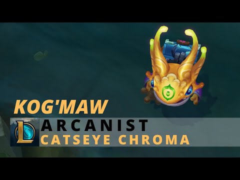 Arcanist Kog'Maw Catseye Chroma - League Of Legends