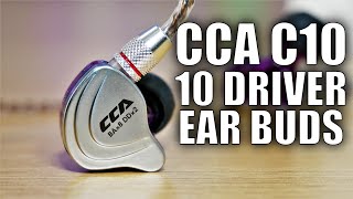 Video thumbnail for CCA C10 Earbuds Review: FIVE Drivers per Ear for $40! by JuanBagnell
