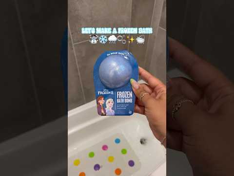 #momhack Themed baths are so fun ☃️🛁✨🫧