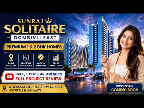 1 BHK Flat for Sale in Dombivli |Homes in Dombivli — video