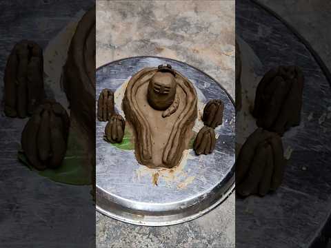 "Parthiv Shivling Making with Clay | Traditional Shiva Art#parthivshivling #artwork #shivshankar