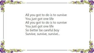 Fury in the Slaughterhouse - Survival Shake Lyrics