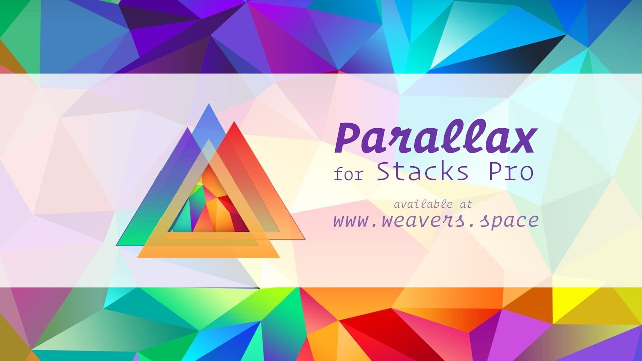 How to use the Parallax Back stack for Stacks Pro