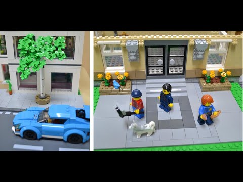 Bau meiner Lego Stadt Teil 7 - Bepflanzung und Rathaus