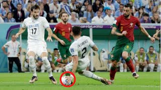 Controversial VAR Decision Awarding Portugal A Penalty Vs Uruguay | FIFA World Cup 2022 | HD