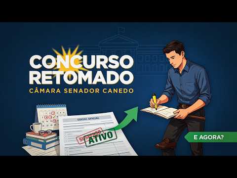 Concurso Câmara de Senador Canedo RETOMADO: Compensa ou Não?