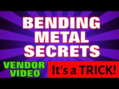 Bending Metal - How YOU Can Do It With Your Mind! Secrets Exposed! - MagicTricks.com
