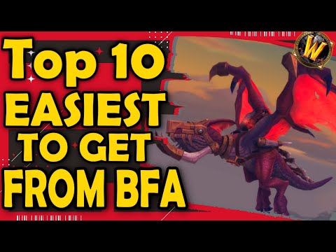 Top 10 Easiest to Obtain Mounts of BfA