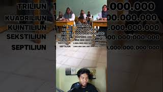 Download lagu Baru tau, Bilangan Besar Sampe Desiliun #shorts mp3