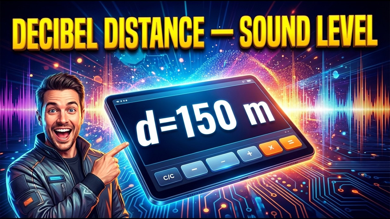 Decibel Distance Calculator — Sound Level