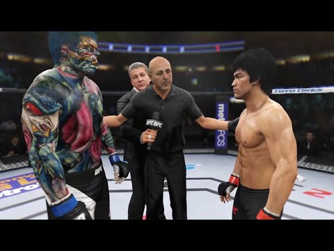 Bruce Lee vs. Sea Hulk - EA Sports UFC 2 - Dragon Fights 🐲