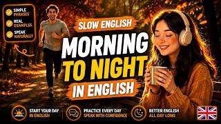 🌞 Daily Life and Routines in English | Easy English Conversation for Beginners