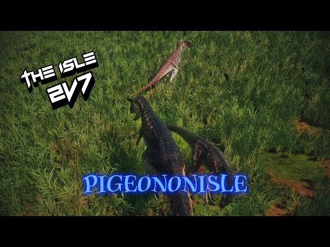 2 Sub-Adult Carnos vs 7+ Omniraptors (The Isle Update 6.5)