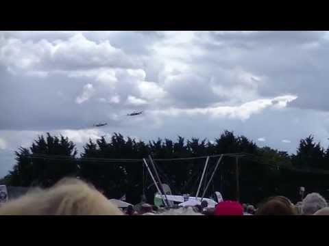 Two Lancasters At Little Gransden Air & Car Show 2014