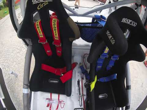 peugeot 106 rallye s1 cleaning and bucket seats and led lights assembly time lapse