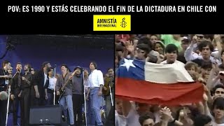 #UnDíaComoHoy comenzaba el concierto de Amnistía Internacional Un abrazo a la esperanza en Chile