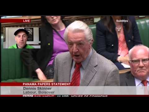 Denis Skinner And Dodgy Dave In Westminster