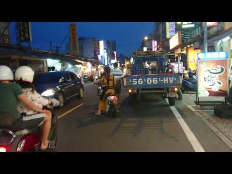Centro do município de Jiaoxi, Taiwan (4K)
