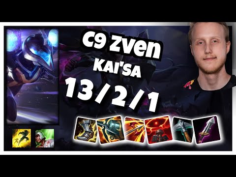 Kai'Sa Bot Lane 11.1 Challenger Gameplay Replay S11 (13/2/1) - NA