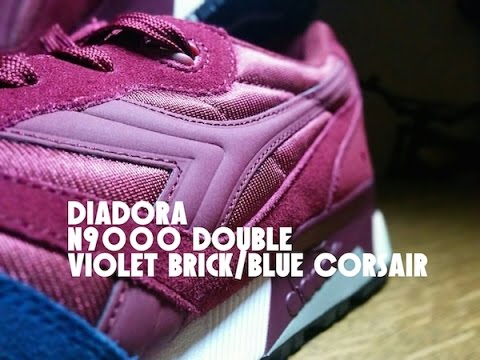 Diadora N9000 Double & on feet & detail pictures