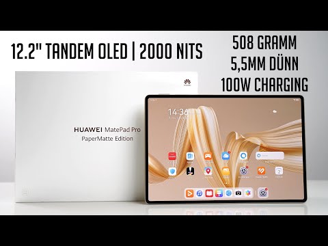 Dieses Tablet ist unglaublich: Huawei MatePad Pro 12.2 Unboxing & Erster Eindruck (Deutsch)