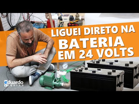 BOMBA Solar Na BATERIA de Caminhão e MPPT no Meu OffGrid
