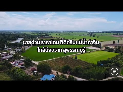 ขายด่วน ราคาโดน ที่ติดริมแม่น้ำท่าจีน ใกล้บึงฉวาก สุพรรณบุรี – รูปที่ 2