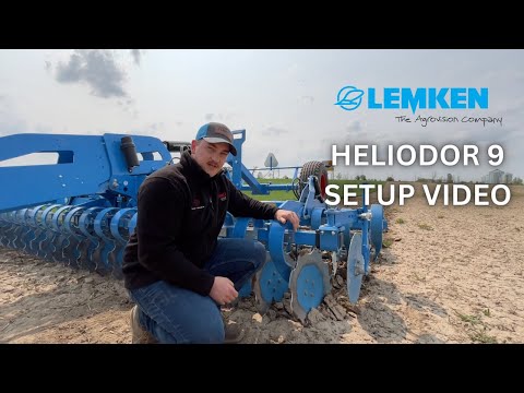 How to Setup a Lemken Heliodor 9 Disc